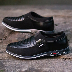 Men's Shoes - New 2019 Slip On Men Casual Leather Shoes