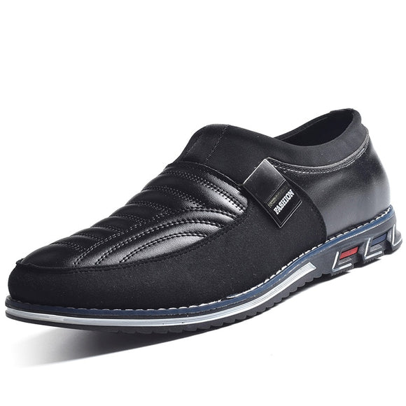 Men's Shoes - New 2019 Slip On Men Casual Leather Shoes