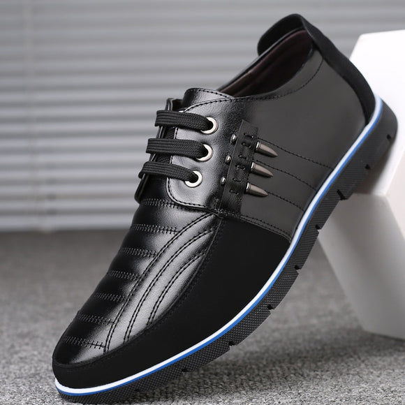 New Men's Casual Shoes Summer Autumn Leather Shoes