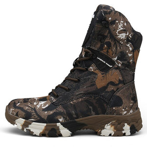 Kaaum New Men's Tactical Military Boots Desert Boots