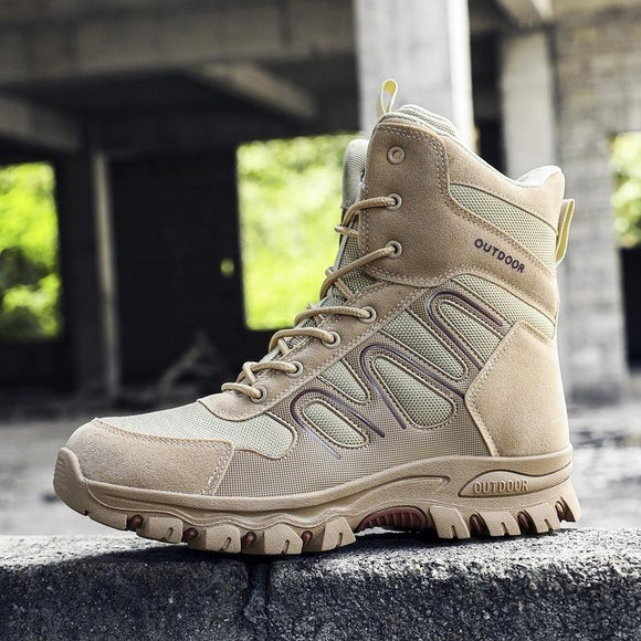 New Men's Work Combat Ankle Military Safety Tactical Boot