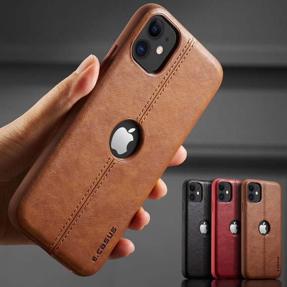 Leather Shockproof Case For iPhone