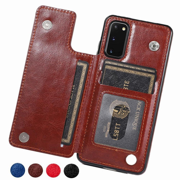 Wallet Leather Case For Samsung S21