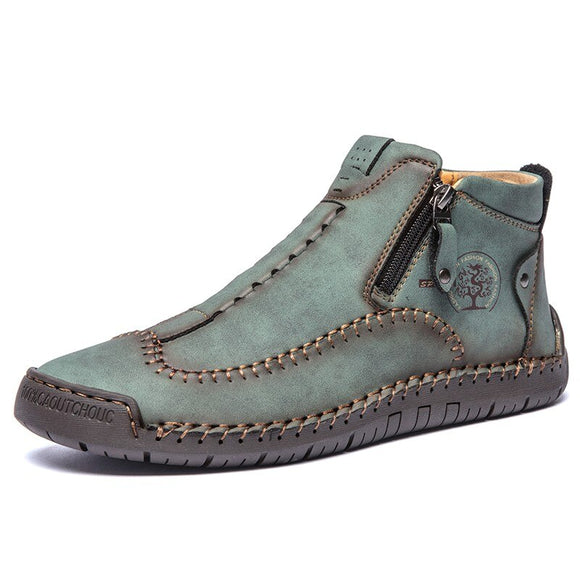 Kaaum Handmade Leather Outdoor Comfortable Men's Boots