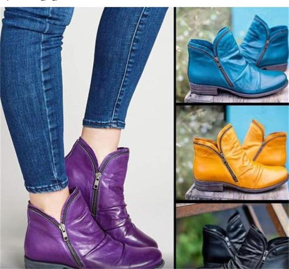 [Hot Sale] New Women's Retro Ankle Boots
