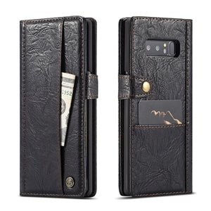 Flip PU Leather Wallet Magnetic Back Case For Samsung Galaxy Note 8 Note 9