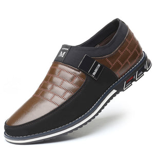 Kaaum 2021 Genuine Leather Men Slip-on Casual Shoes（Extra Buy 2 Get 10% OFF, 3 Get 15% OFF）