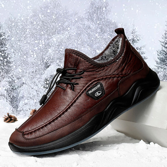 Men Plush Warm Casual Shoes Winter Snow Boot