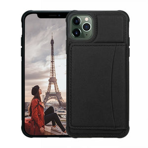 Kaaum Kickstand Durable Leather Shockproof Cover for iPhone