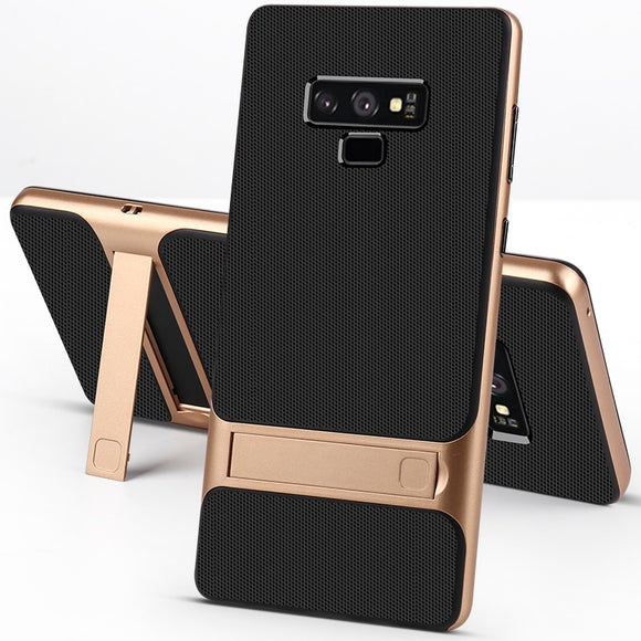 Hard PC + Soft TPU Shockproof Holder Stand Case for Samsung Galaxy