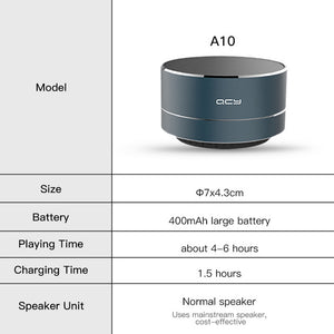 QCY A10 Metal Portable Speakers