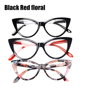 Kaaum Cat Eye Glasses Full Frame Reading Eyeglasses