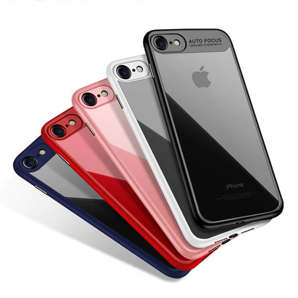 Phone Case - Luxury Ultra Thin Clear Arcylic & Soft TPU Phone Case For iPhone XS/XR/XS Max 8/7 Plus