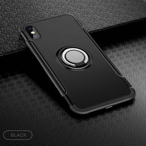 Luxury Silicone TPU Ring Case Cover On The For IPhone
