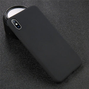 Silicone Solid Color Case for iPhone