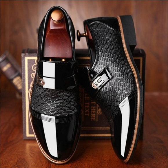 Men's Leather Shoes Flat Business Oxfords Shoes (Buy 2 Get 5% OFF, 3 Get 10% OFF)