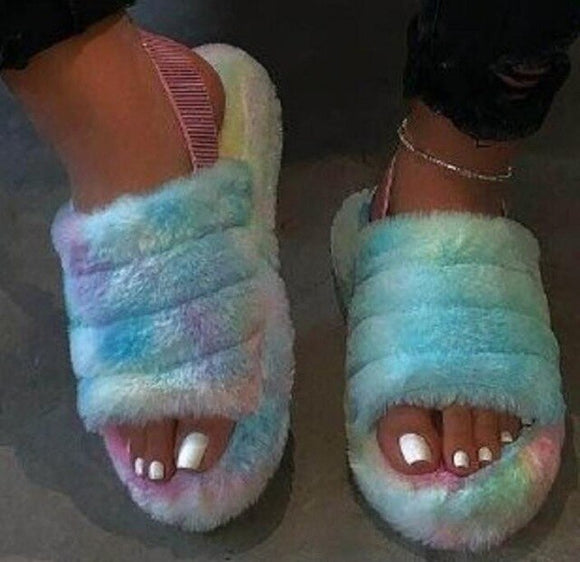 New Women Spring Plush Slippers