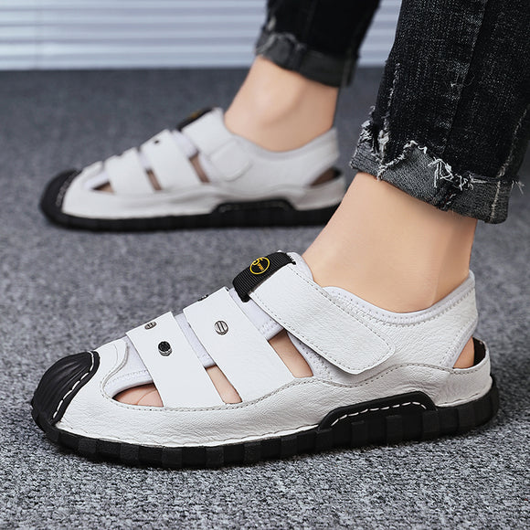 2020 Men's Casual High Quality Genuine Leather Sandals