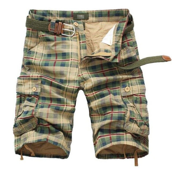 Kaaum Summer Men's Camouflage Cargo Shorts