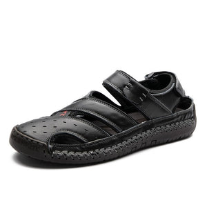Kaaum Men's Summer Comfortable Big Size Soft Outdoor Sandals