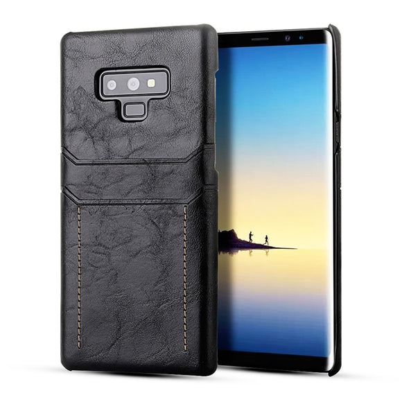 Phone Accessories - Retro PU Leather Case For Samsung Galaxy