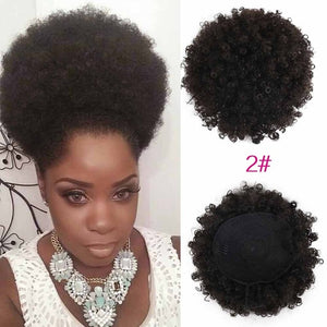 Hair Extensions - Fashion Afro Short Curly Hair Ponytail Hair Extensions ( Buy 2, second one 20% OFF)