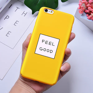 Yellow Cute Case For iPhone X XS XR 8 7 10 6S Plus