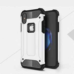Phone Case - Luxury 2 In 1 Strong Armor Hard Rugged Impact Anti-drop Hybrid Shockproof Phone Case For iPhone X/XS/XR/XS Max