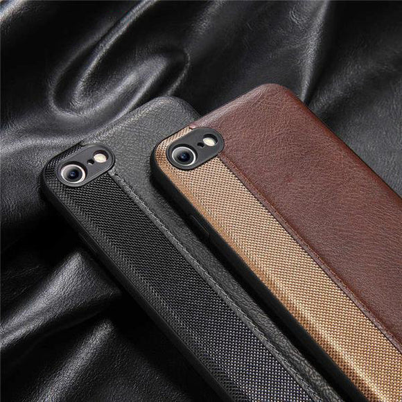 Phone Case - Luxury Color Matching Leather Full Protective Phone Case For iPhone XS/XR/XS MAX 8/7 Plus