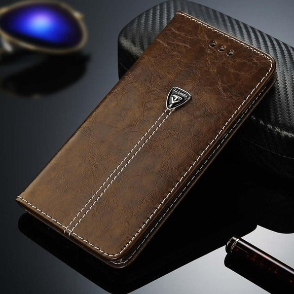 Luxury Flip Leather Phone Case For iPhone