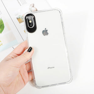 Phone Case - Luxury Ultra Thin Clear Soft TPU Silicone Rubber Protective Phone Case For iPhone XS/XR/XS Max 8/7 Plus