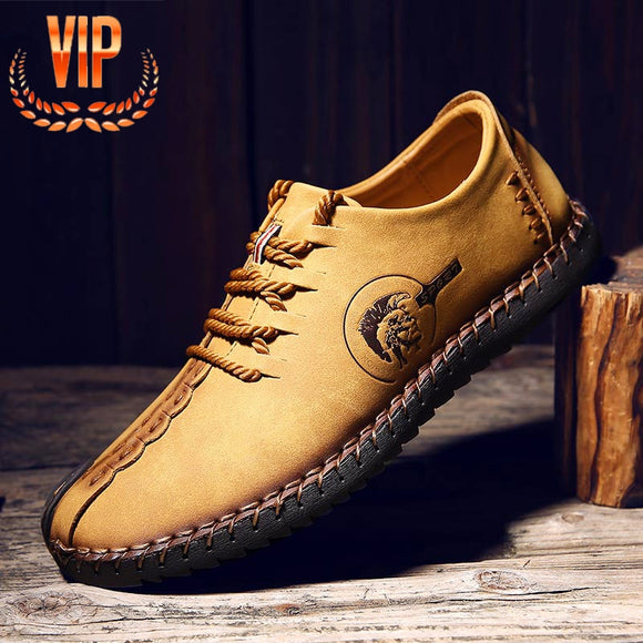 Vintage Shoes Handmade Mid-Top Casual Split Leather Boots(Buy 2 Get 10% OFF, 3 Get 20% OFF)