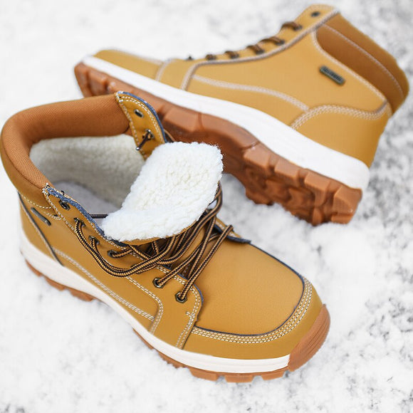 Kaaum Men's Waterproof Snow Boots