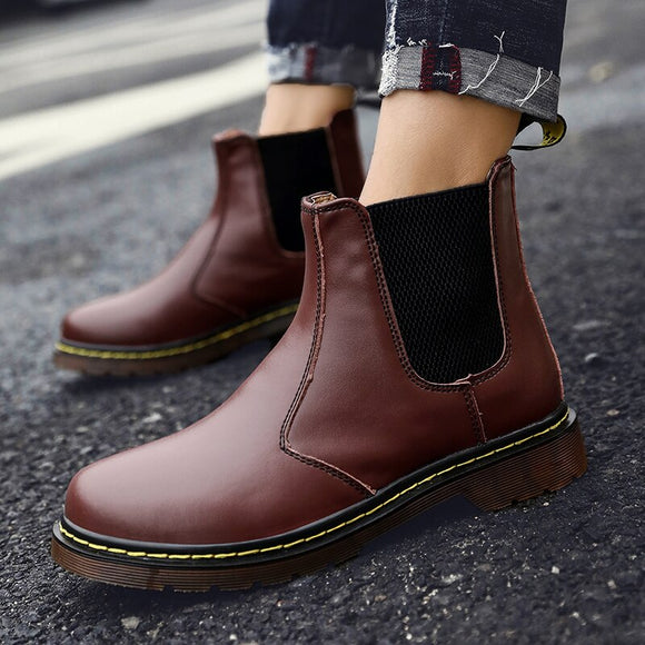 Men's Boots - Genuine Leather Chelsea Boots