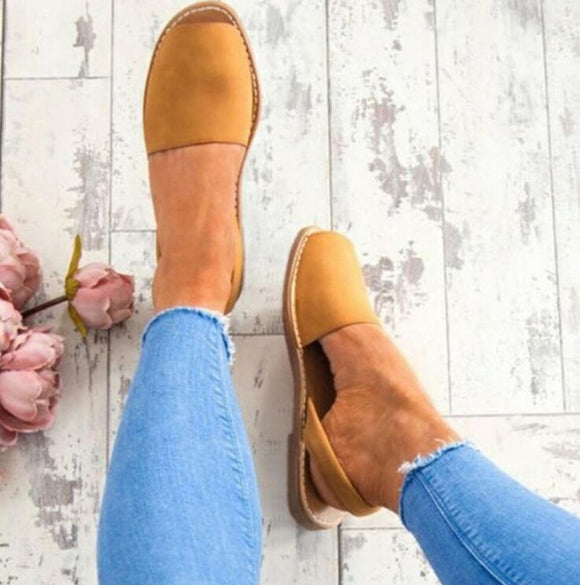 Shoes - 2018 Summer Women's Peep Toe Flat Sandals（Buy 2 Got 5% off, 3 Got 10% off Now）