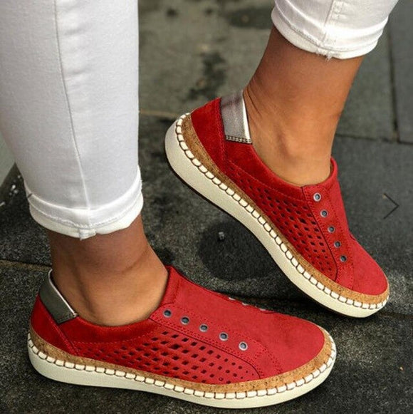 Women's Shoes - Women's Fashion Mesh Flats Breathable Casual Shoes