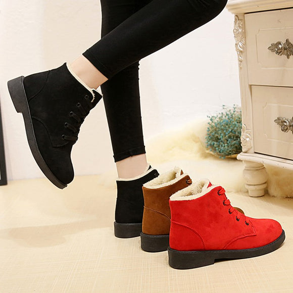 Shoes -  2018 Classic Suede Women Snow Boots