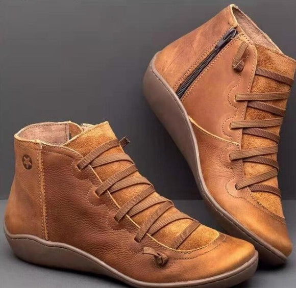 Shoes -  New Arrival Ladies Comfortable Genuine leather Ankle Boots