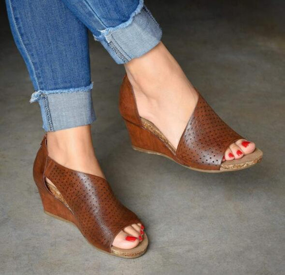 Shoes - Women's Summer Peep Toe Sandals