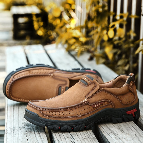 New Genuine Leather  Moccasin Loafers