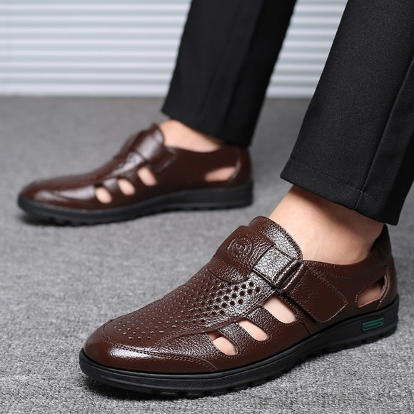 Men Fashionable Leather Sandals