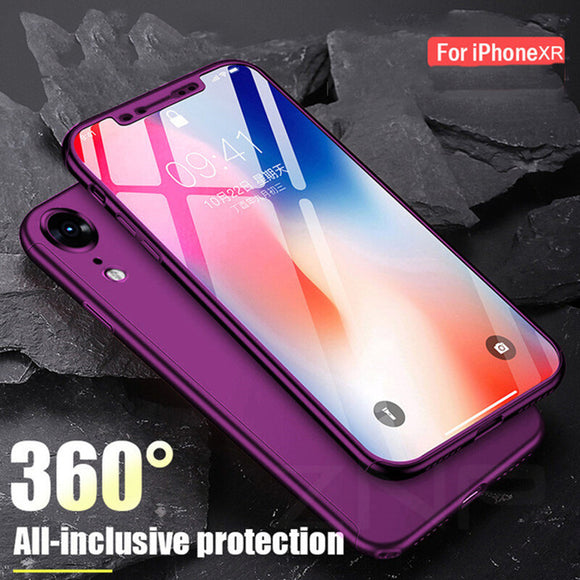 Phone Case - Luxury 360 Full Coverage Protective Phone Case With Free Screen Film For iPhone XS/XR/XS Max(Buy 2 Get 10% off, 3 Get 15% off)
