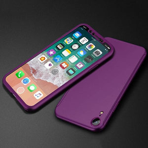 Phone Case - Luxury 360 Degree Full Cover Phone Case With Free Screen Film For iPhone X/XS/XR/XS Max(Buy 2 Get 10% off, 3 Get 15% off)