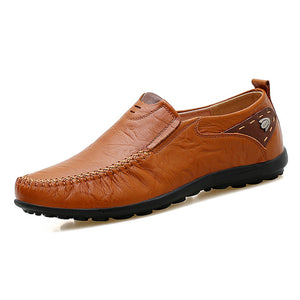 Kaaum Men's Leather Casual Loafers