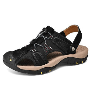 Kaaum New Genuine Leather Beach Sandals Summer Shoes