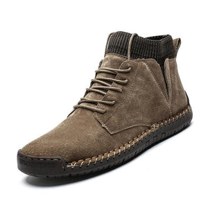 Kaaum Men's Cow Suede Ankle Boots