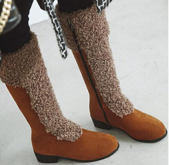 Shoes - Fashion Women's Knee High Warm Boots（Buy 2 Got 5% off, 3 Got 10% off Now)