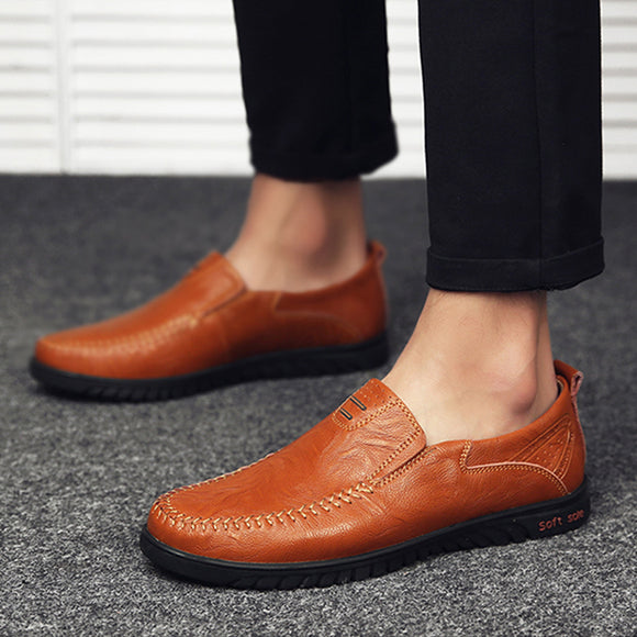 Shoes - 2018 Autumn Men Casual Leather Shoes