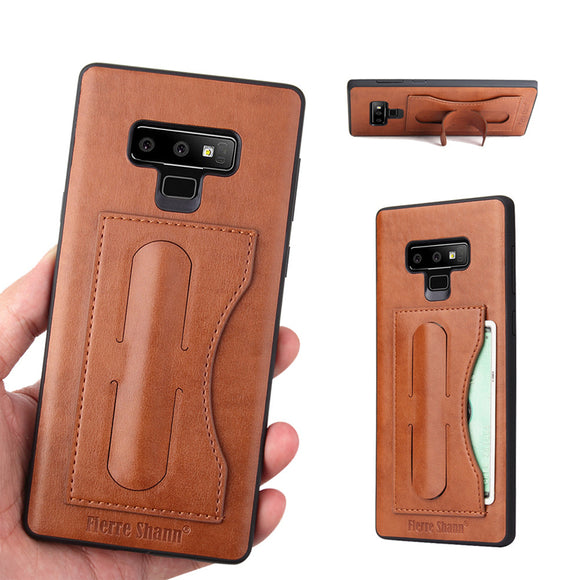 Phone Accessories - Leather Wallet Cover Phone Case for Samsung Galaxy S9/8 Plus Note 8/9