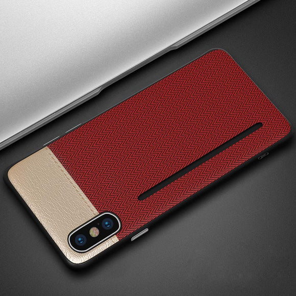 Phone Case - Luxury Original Design PU Leather With Card Slot Holder Phone Case For iPhone XS/XR/XS Max 8/7 Plus